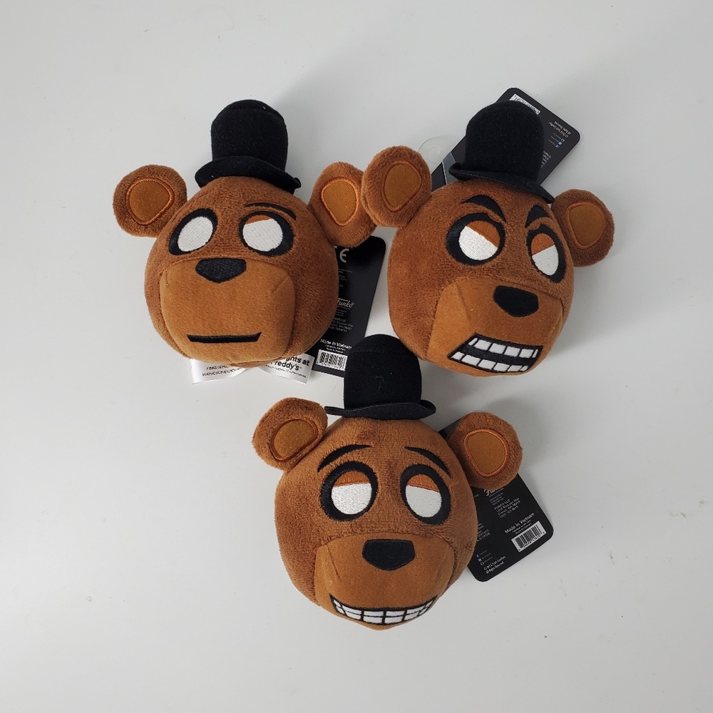 Mymoji Plush Freddy Head Five Nights at Freddys FNAF Funko 6 Inch NWT Lo…